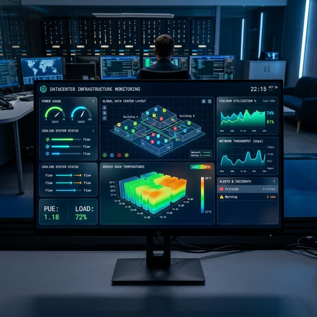 Sentient NOC Platform Kinetic Mosaic HUD Interface